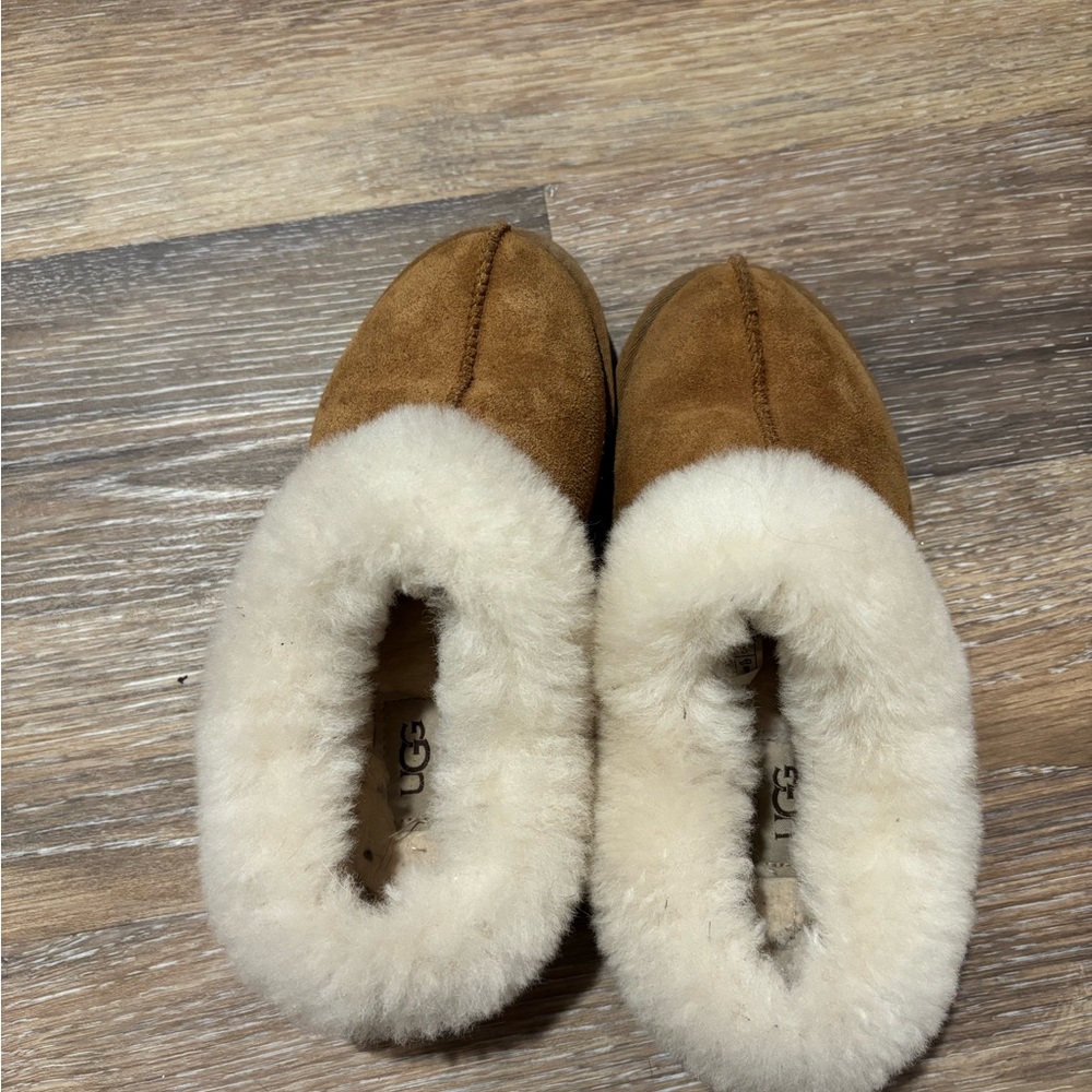 UGG Cream Sheepskin Slippers